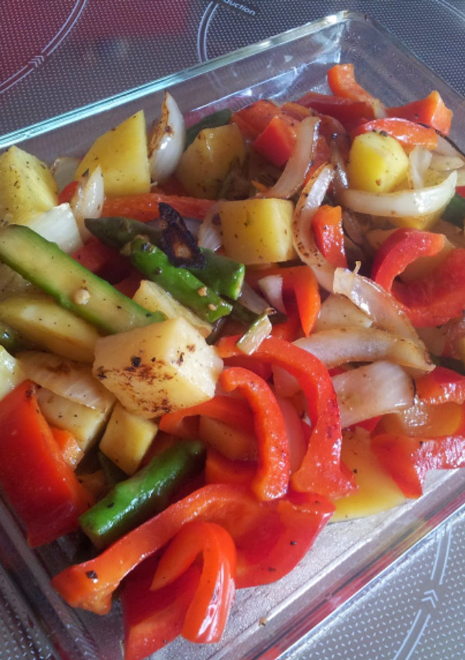Una foto de Verduras al horno