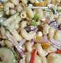 How To Make salad pasta Yunani which Delicious