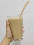 มะม่วงปั่น นมเต้าหู้โอ๊ตมีลช็อคชิพ | Mango Smoothie Oat Soymilk