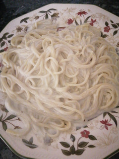 Una foto de Spaghetti al roquefort