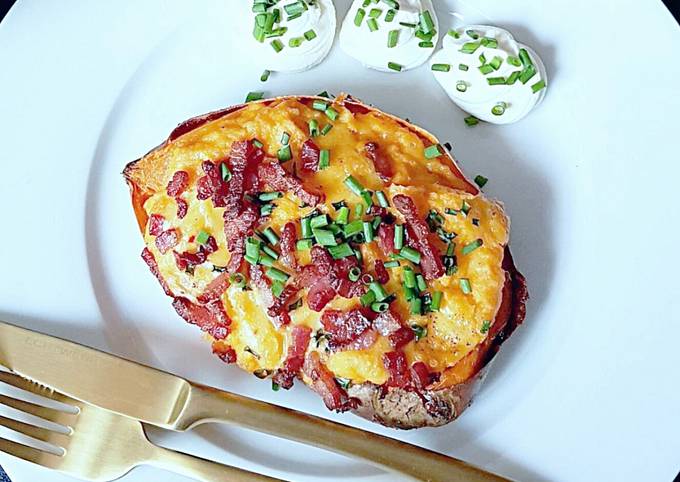 Twice Baked Sweet Potatos