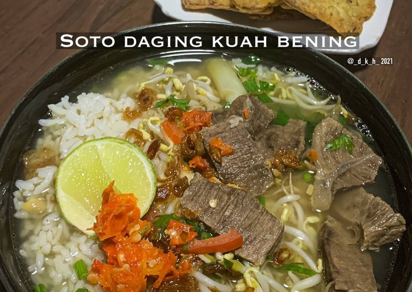 Soto Daging Sapi Kuah Bening