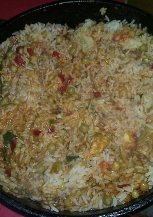 Una foto de Arroz con Tuco de merluza
