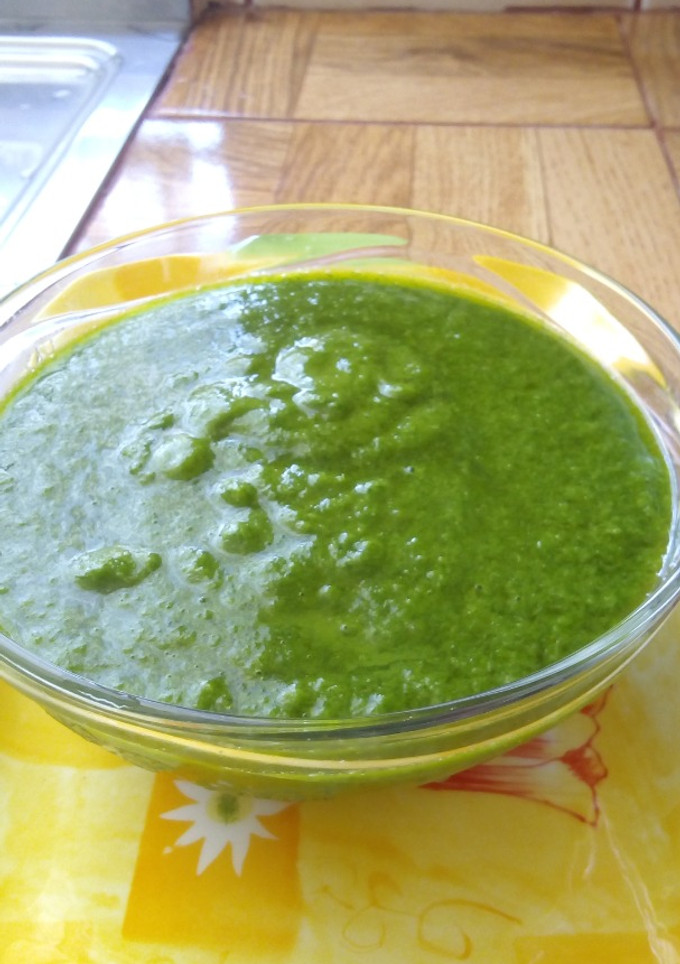 Una foto de Salsa de cilantro