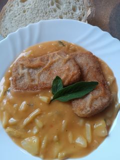 Zöldbabfőzelék recept fotója