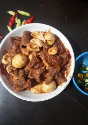 Foto resep Oseng tetelan,telur puyu dan otak2
