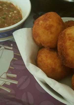 صورة لوصفة تاكليس ((كرات بطاطس محشيه))