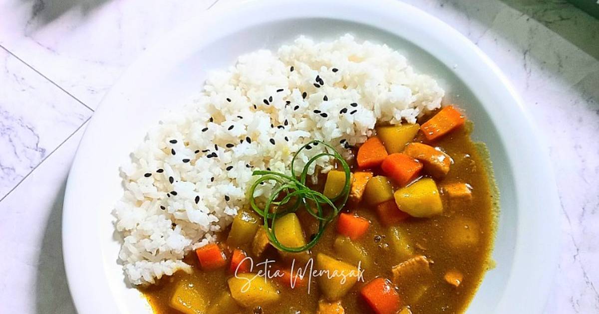 Resep Nasi Kari Jepang Favorit Bunda
