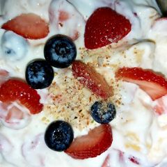 A picture of Heaven fruit salad.