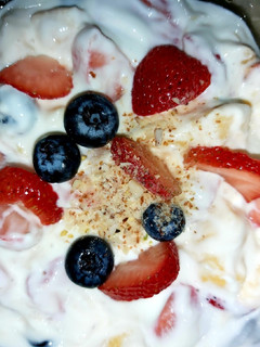 A picture of Heaven fruit salad.