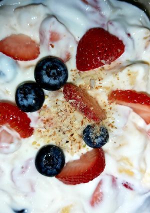 A picture of Heaven fruit salad.