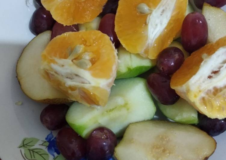 Simple Way to Prepare Homemade Fruit platter