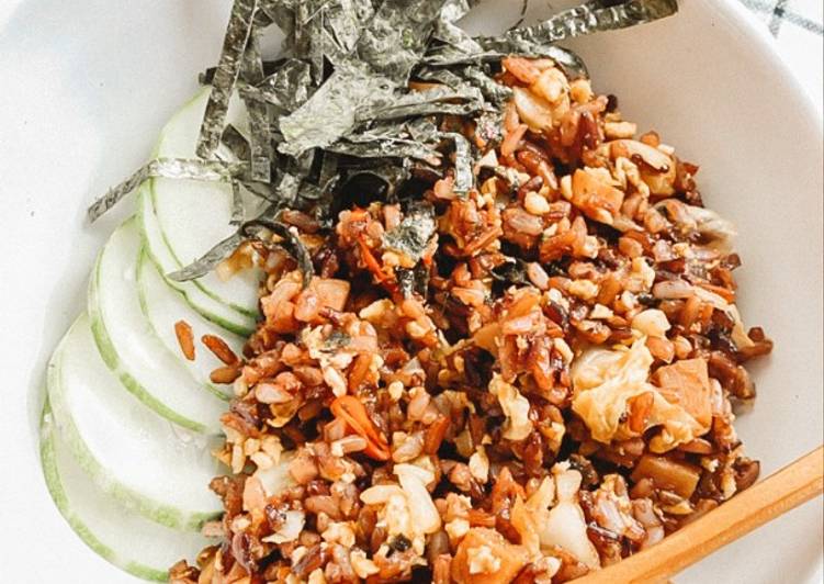 Bagaimana Membuat Kimchi Fried Rice (Nasi Goreng Kimchi) Kimchi-bokkeumbap 김치볶음밥 ❤️✨ Anti Gagal