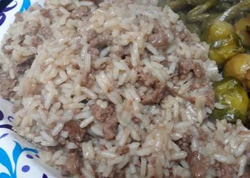 How to Recipe Delicious Burger and Rice Simple