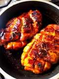 Pollo agridulce a la sartén