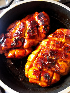 Una foto de Pollo agridulce a la sartén