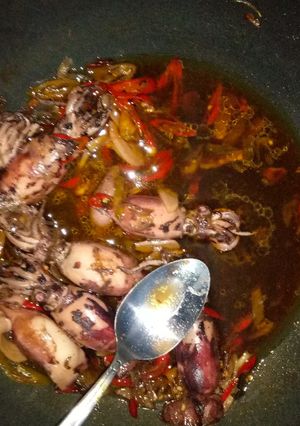 Foto resep Tumis Cumi cumi simple dan enak