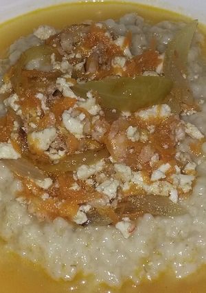 Foto resep Oatmeal udang bombay