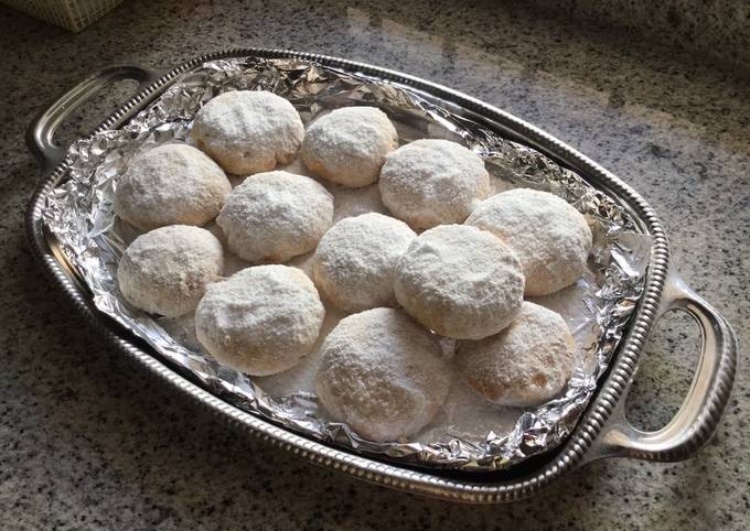 Galletas griegas kourabiethes Receta de Jesús D. Cabrera Larrubia- Cookpad