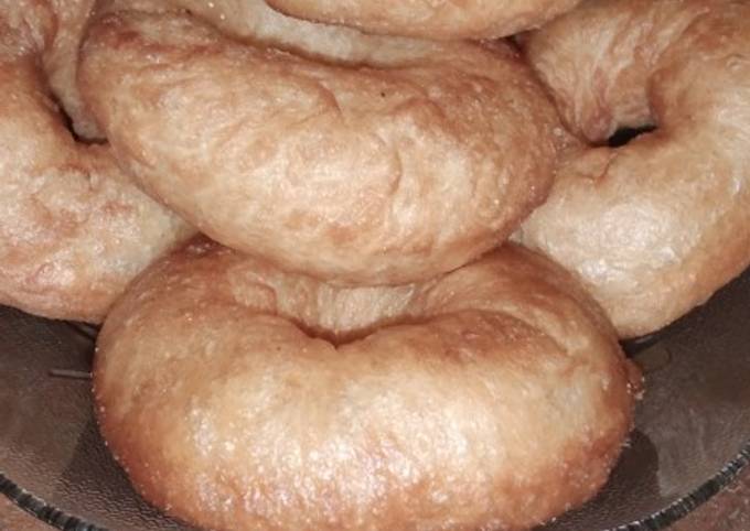 Donut simple empuk no kentang no telur