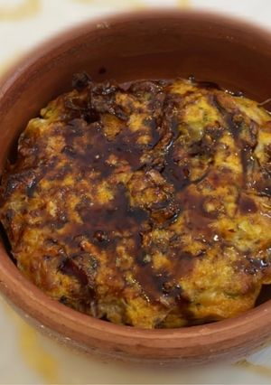 صورة لوصفة -طاجن البيض بالخضار والجبن🥚🫑!