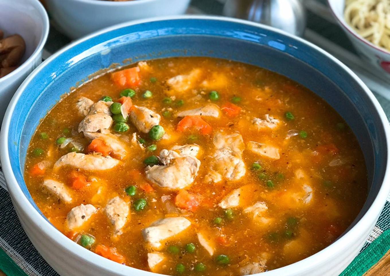Soup Fillet Ayam Tomat (sup merah)