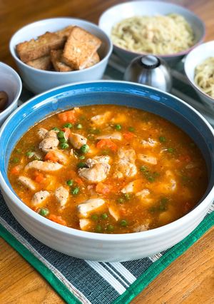 Foto resep Soup Fillet Ayam Tomat (sup merah)