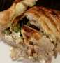 Easy Steps to Make Recipes Brad&#39;s bacon asparagus and cream cheese stuffed pork wellington the Delicious Really Delicious.