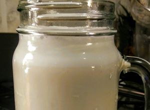 Una foto de LECHE De Nuez de Macadamia y Almendras...!🎅🎅🎅