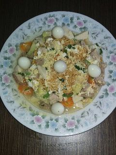 Foto resep Ta mie siram sayur cap cae