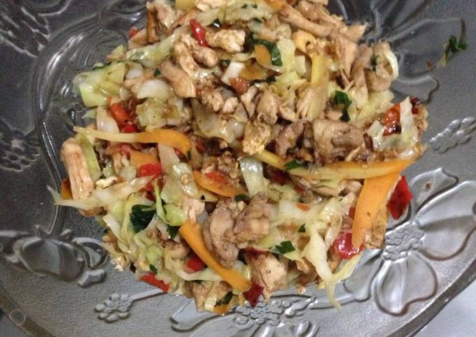 Ternyata ini lho! Bagaimana cara memasak Gongso ayam telur pedas  menggugah selera