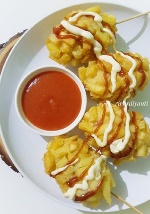 Foto resep 177. Kentang Sosis a.k.a Tokkebi