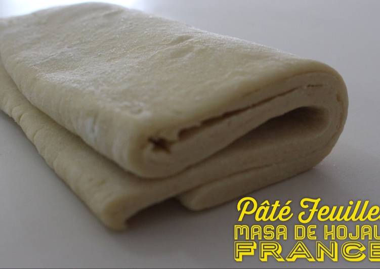 Masa de hojaldre en 3 horas o menos