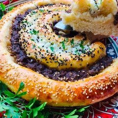 Beef and Cottage Cheese Bread A picture of Beef and Cottage Cheese Bread.