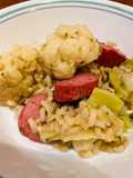 Cauliflower and Beef Kielbasa