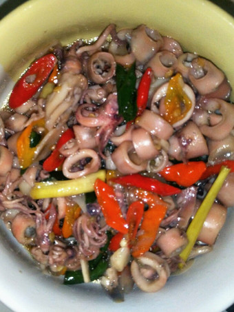 Anti Ribet, Bikin Oseng cumi asin pedas Menu Enak