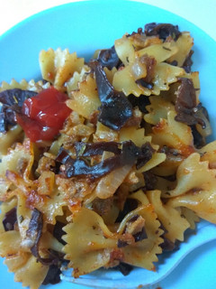 Foto resep Pasta bowties tuna jamur kuping
