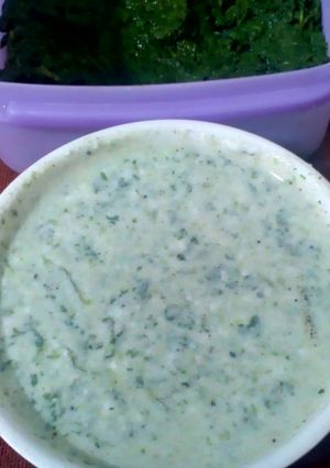 A picture of Bathua-Raita.