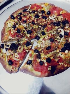 صورة لوصفة بيتزا سريعة