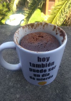 Una foto de Brownie de taza