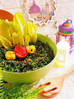 صورة لوصفة التبولة (ملكة السلطات)