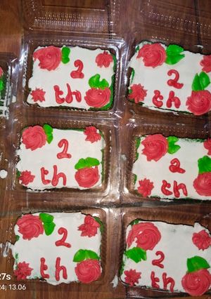 Foto resep Bolu pandan kukus cake mini ultah