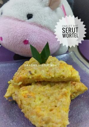 Foto resep Omlet mie serut wortel