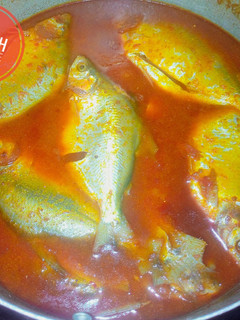 A picture of Fresh fish soup or stew.