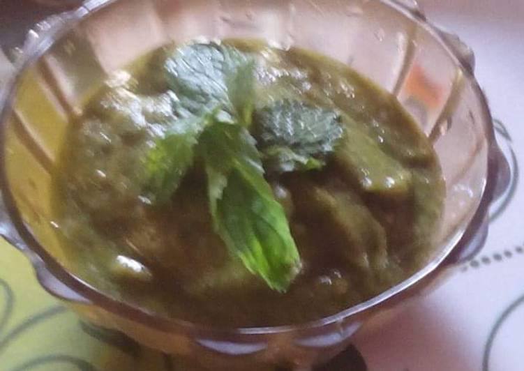 Easiest Way to Make Ultimate Coriander and Mint chutney