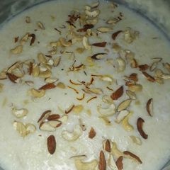 A picture of Apple kheer recipe.