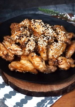 Foto resep Chicken Wings ala Korea 鶏手羽先韓国風