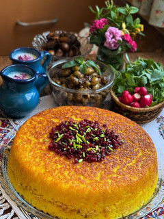 عکسی از دستور ته چین مرغ