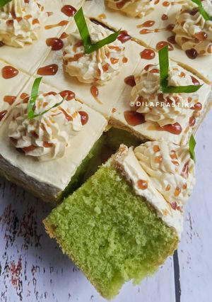 Foto resep Bolu Pandan Gula Merah