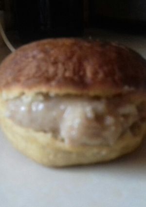Una foto de Bomba rellena con harina integral 😋